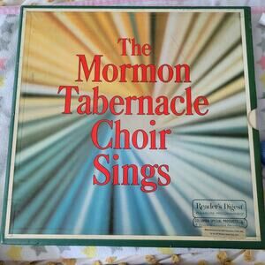The Mormon Tabernacle Choir Sings (5 LP Box Set) Reader's Digest RDA 093-A VG+